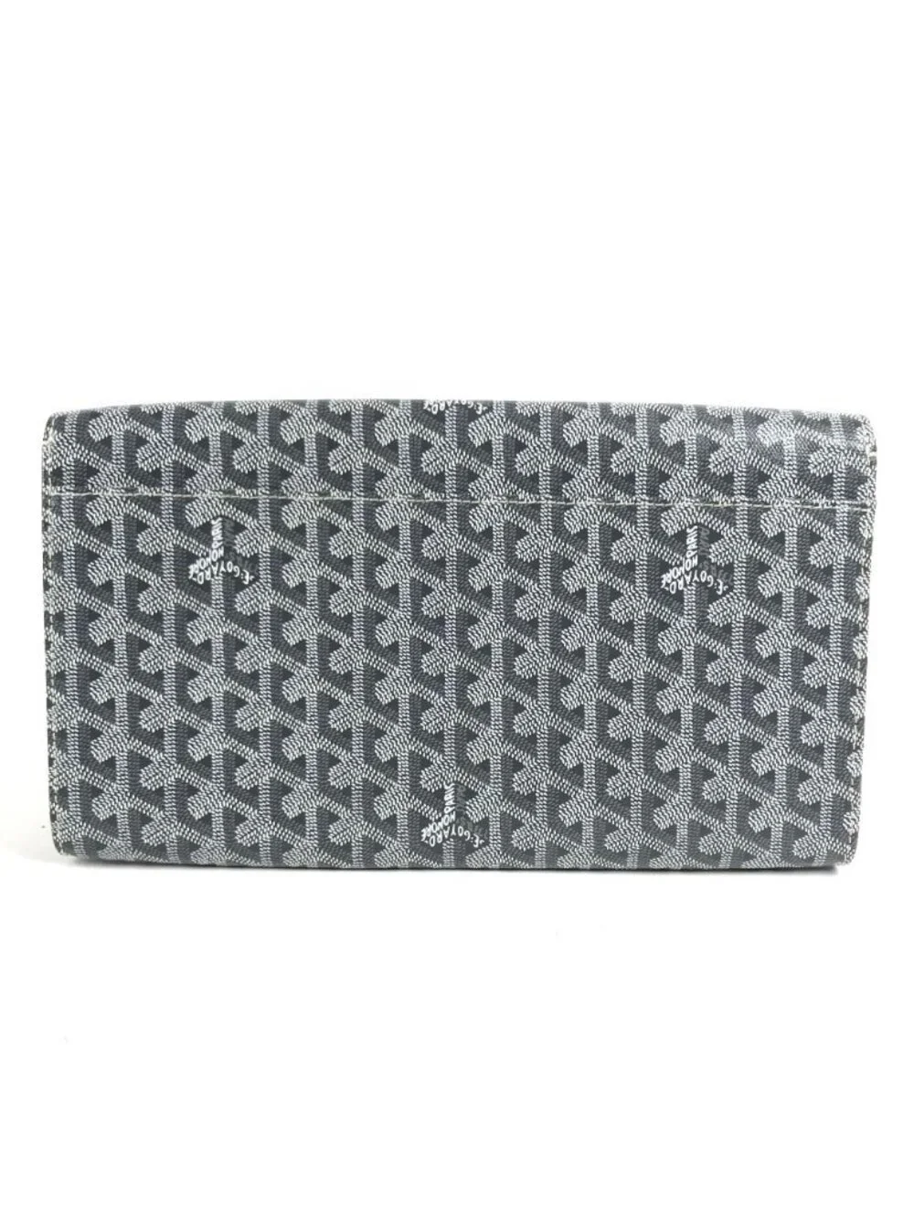 Goyard Clutch Monte Carlo Leather Gray